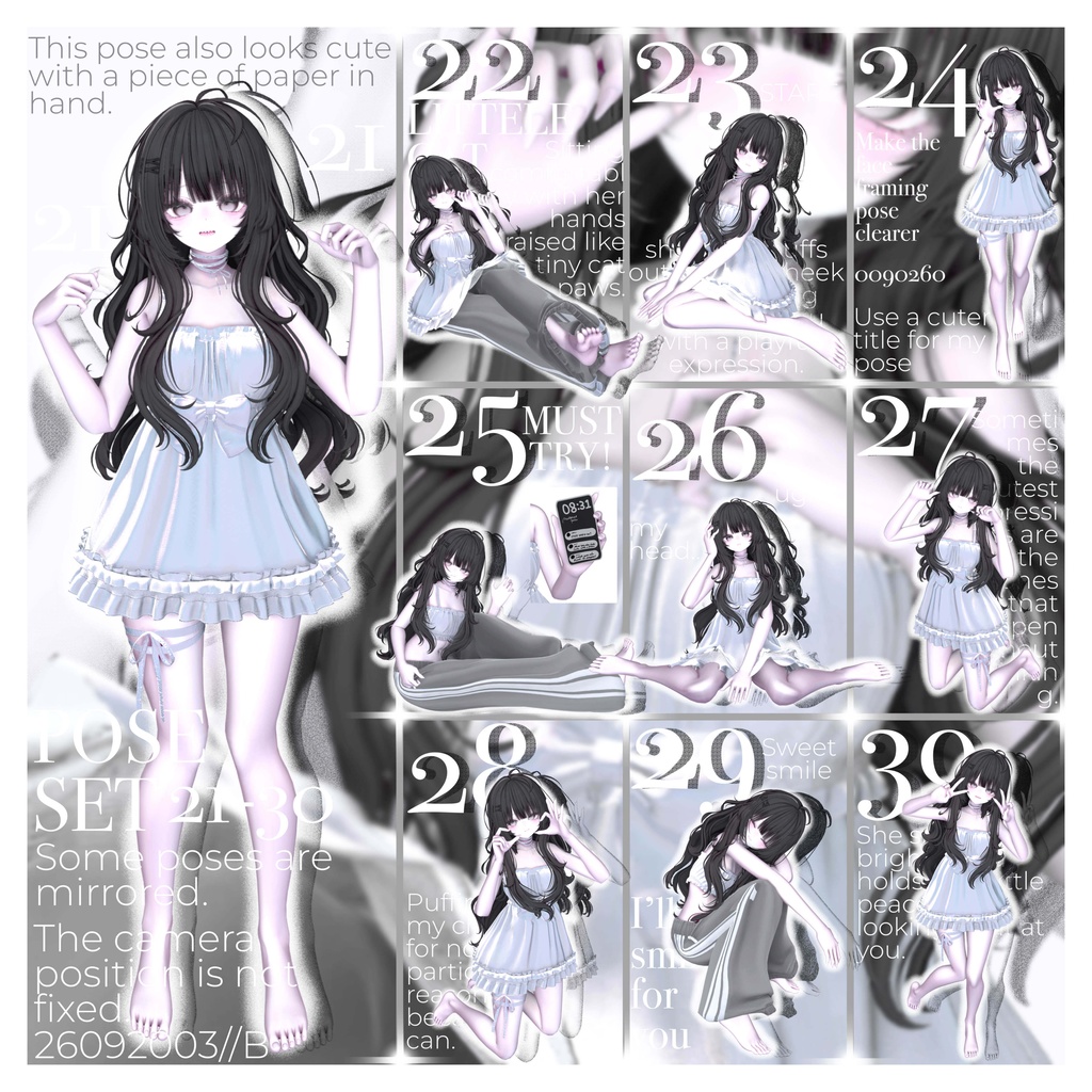 【50type!】💙mellenes pose1
