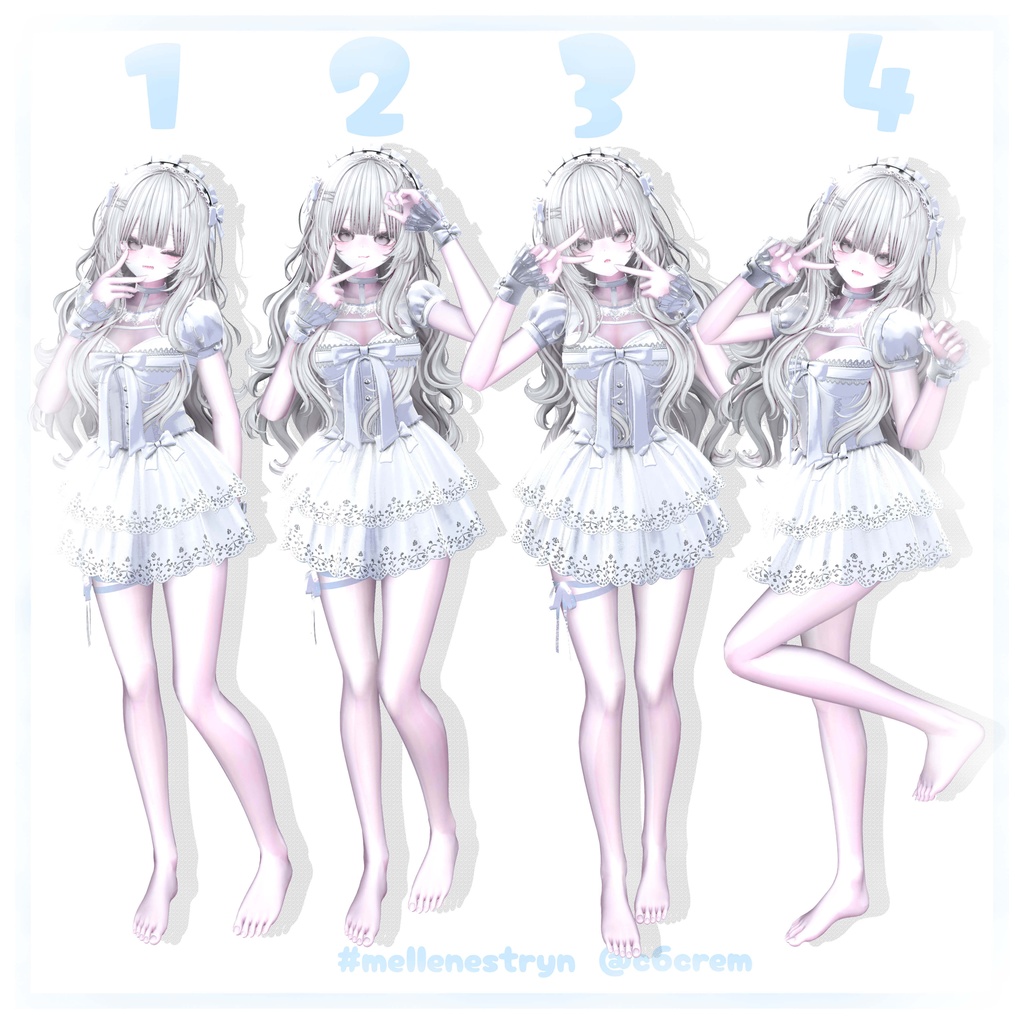 【FREE】【8type!】💙mellenes pose2