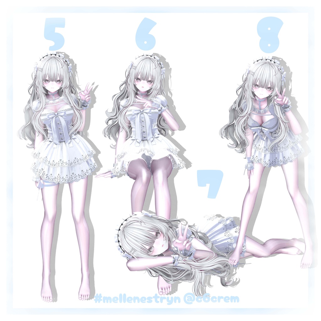 【FREE】【8type!】💙mellenes pose2