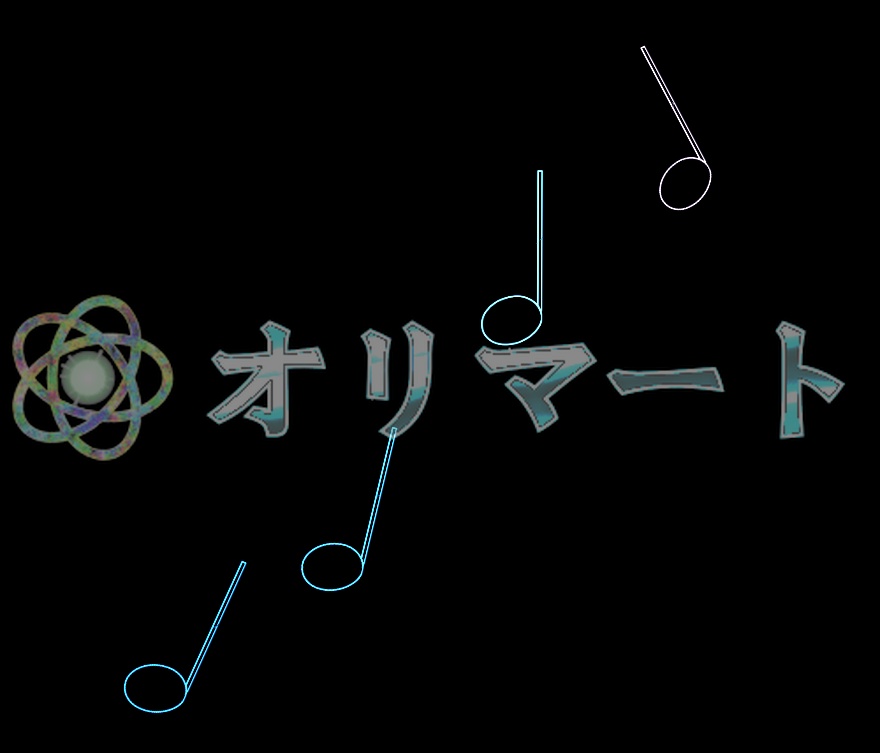 【Effekseer製】スタンダード音楽エフェクトセット 音舞/ Melody Syber