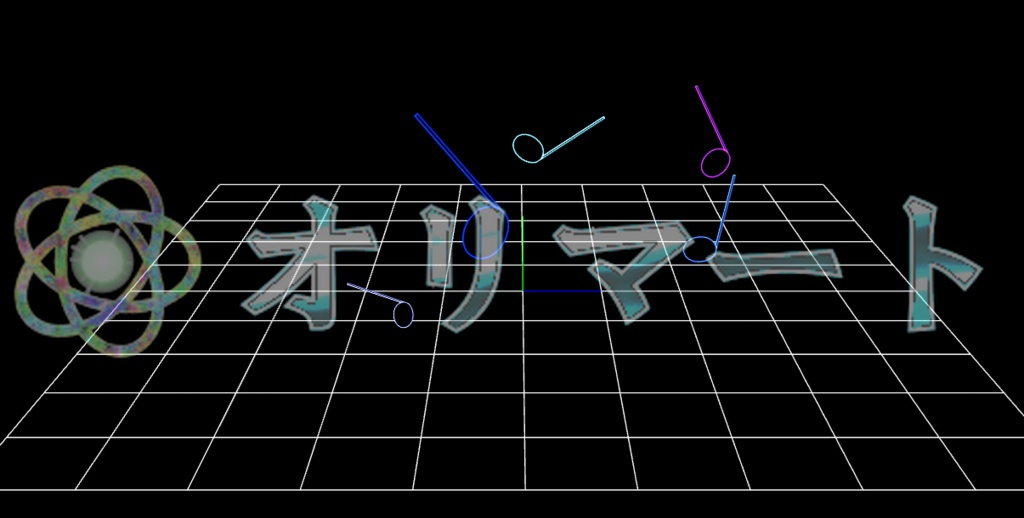 【Effekseer製】スタンダード音楽エフェクトセット 音舞/ Melody Syber