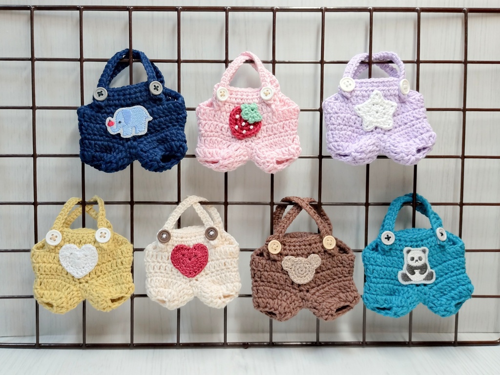 ぬい用サロペット