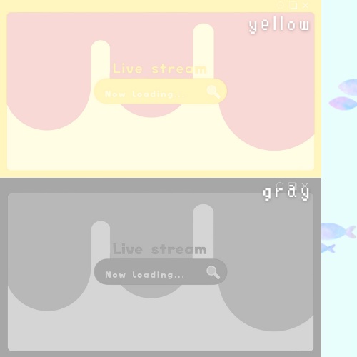 ウィンドウ風待機画面