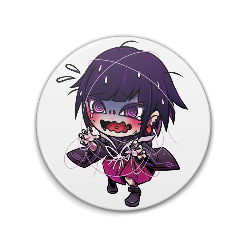 (旧)毒吐3Ver 缶バッチ (76mm)