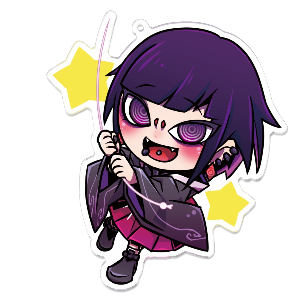 (旧) 毒吐Ver2 アクリルキーホルダー01 100×100