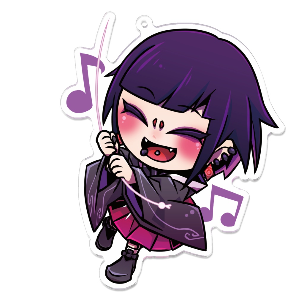 (旧) 毒吐Ver2 アクリルキーホルダー02 100×100