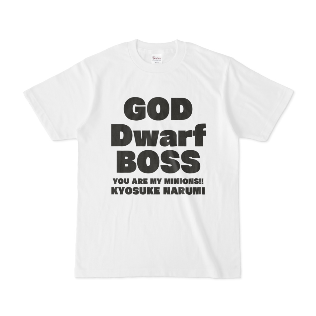 KYOSUKE 白Tシャツ 文字ver