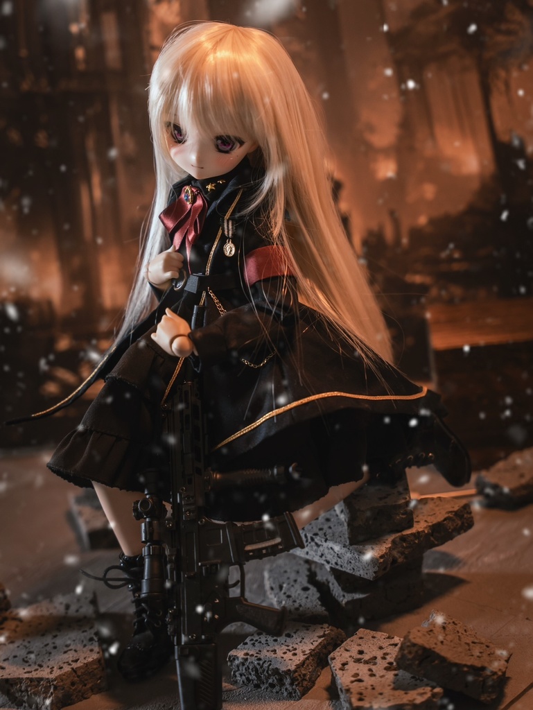 アサルト中隊士官服セット（color：漆黒の士官）