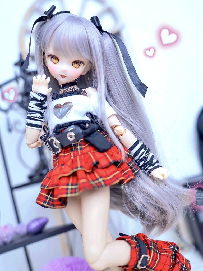 新作 なまいき♡セット（color：赤チェック）