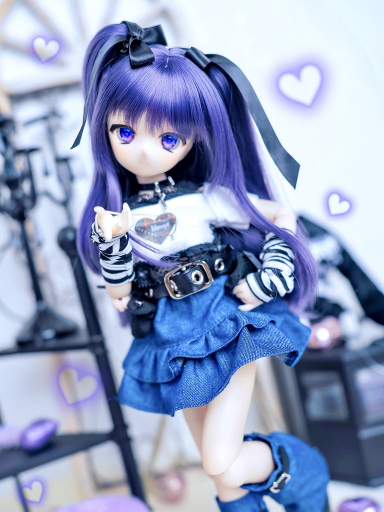 新作 なまいき♡セット（color：青デニム）