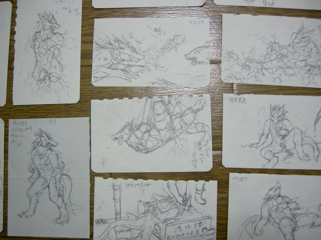 紙の原画まとめ売り