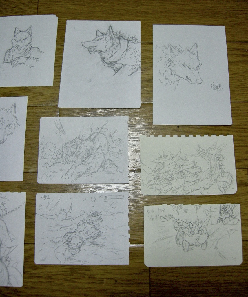 紙の原画まとめ売り20枚(2021ver2)