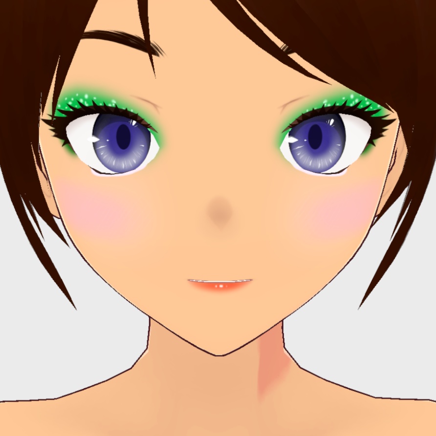 ラメ付きアイシャドウ eyeshadow with glitter