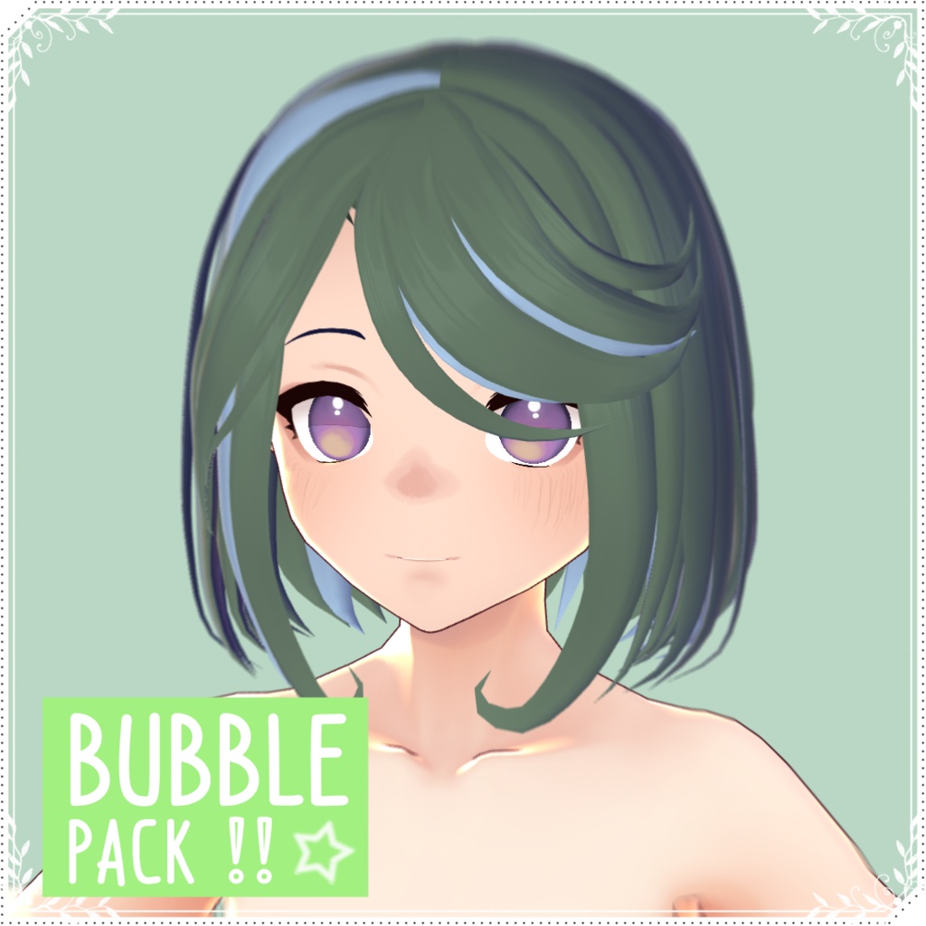【Vroid/FREE】【Bubble Pack】||【 テクスチャ / Texture】