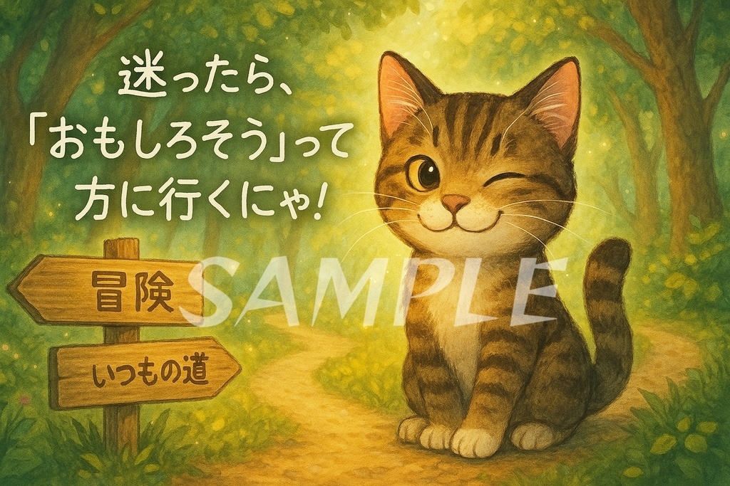 【5枚セット】もふっと壁紙 vol.2 〜未来にそっと、勇気送るにゃん~
