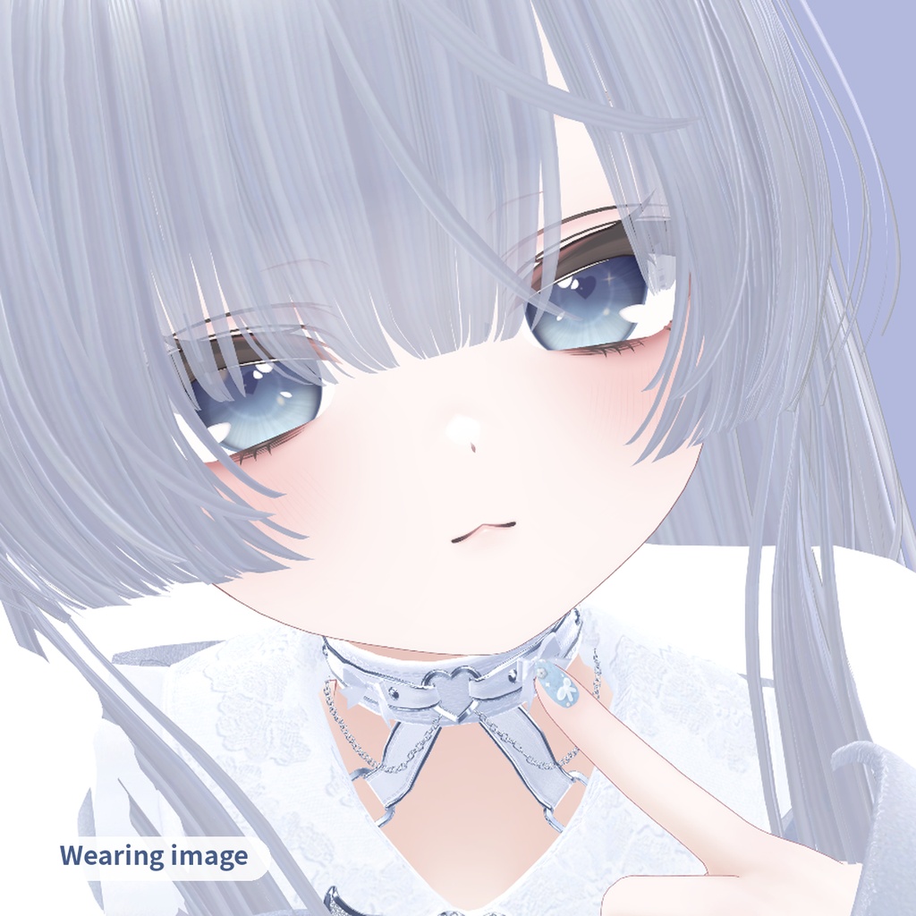 【100 avatars以上対応】♡MDollnail対応♡ 雪のネイルチップテクスチャ