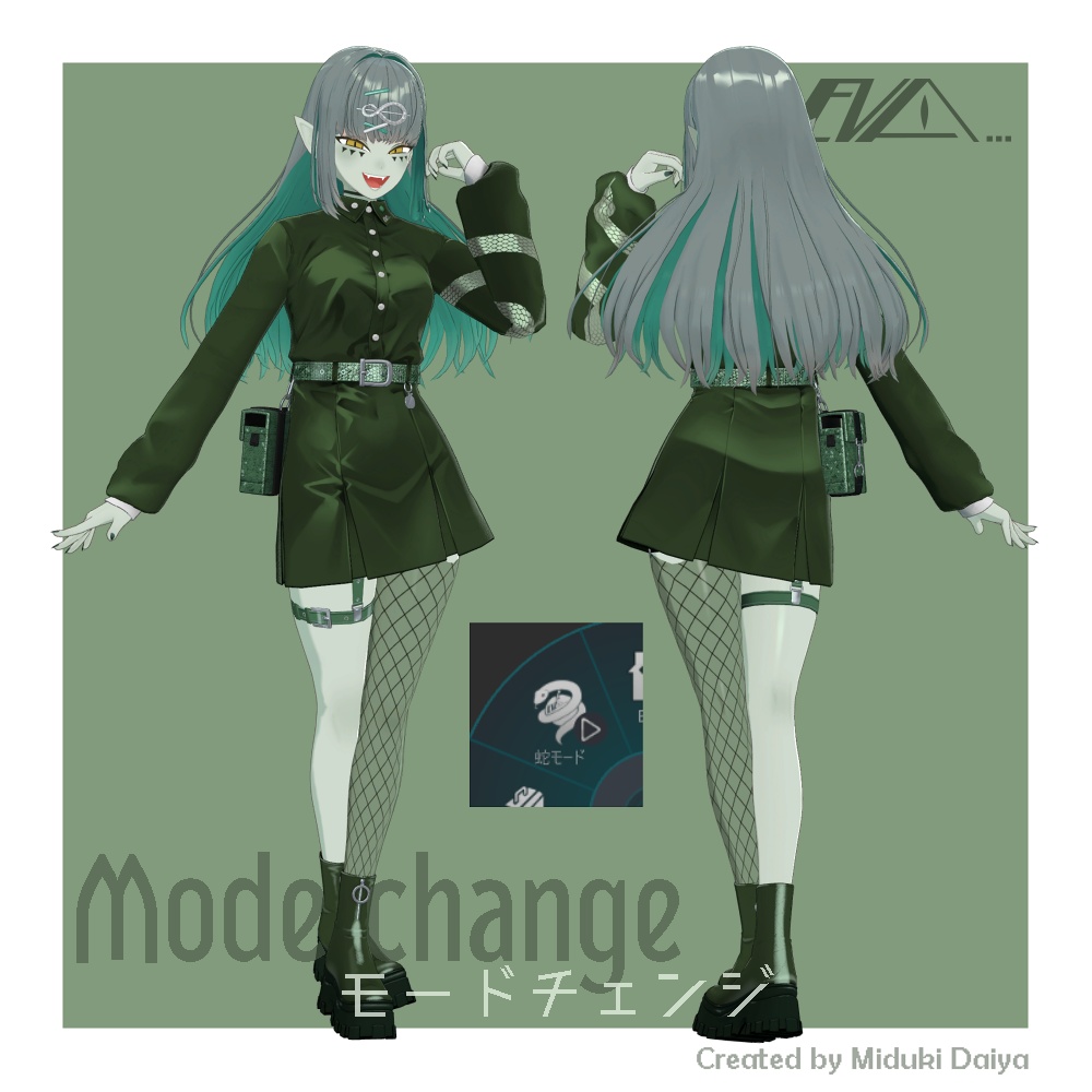 オリジナル3Dモデル【エバ】