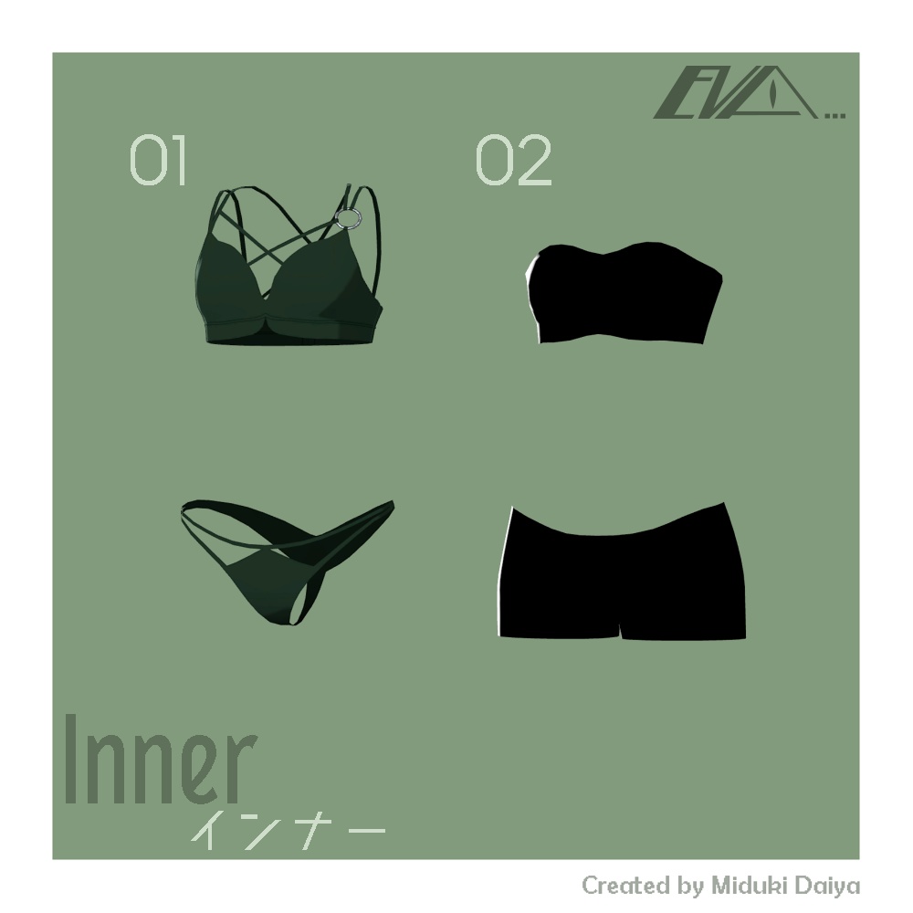 オリジナル3Dモデル【エバ】