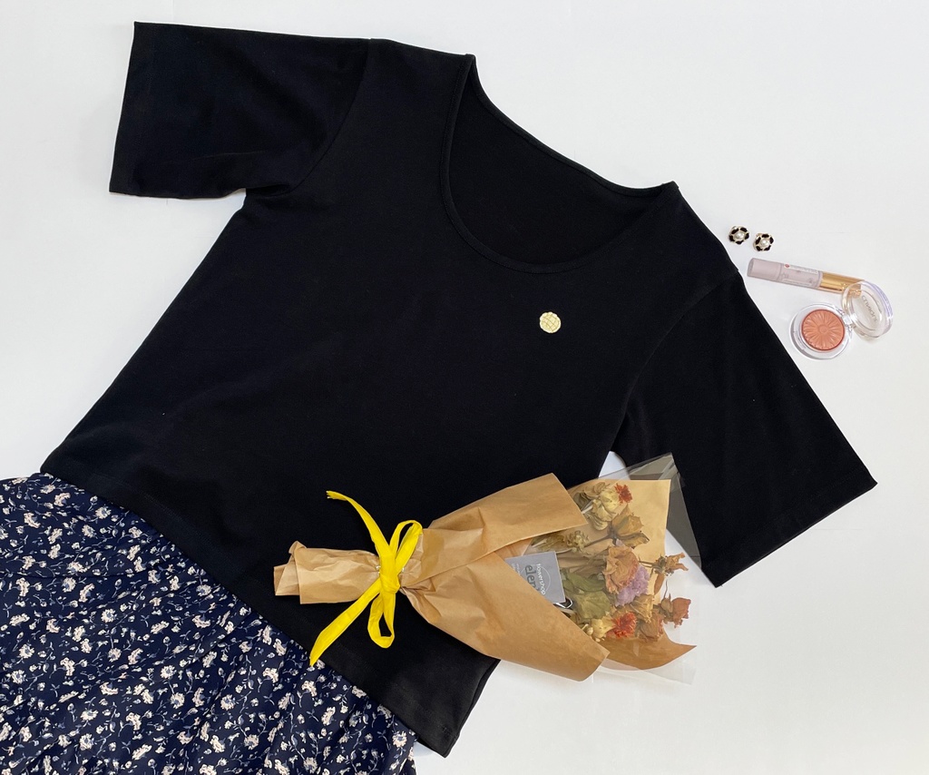 【全10色】推しカラーTシャツ(ワンポイント) Lサイズ