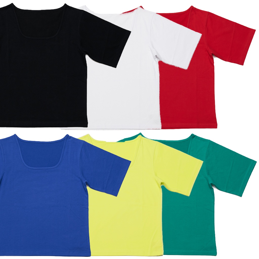 【全10色】推しカラーTシャツ(スクエアネック) Sサイズ