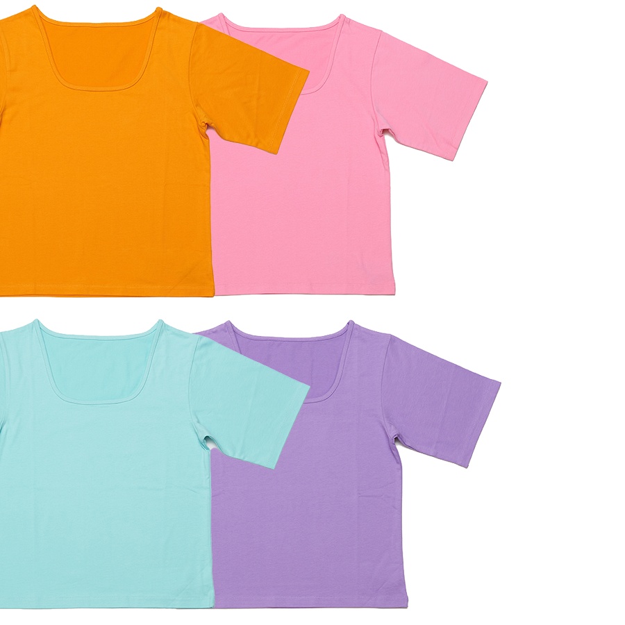 【全10色】推しカラーTシャツ(スクエアネック) Lサイズ