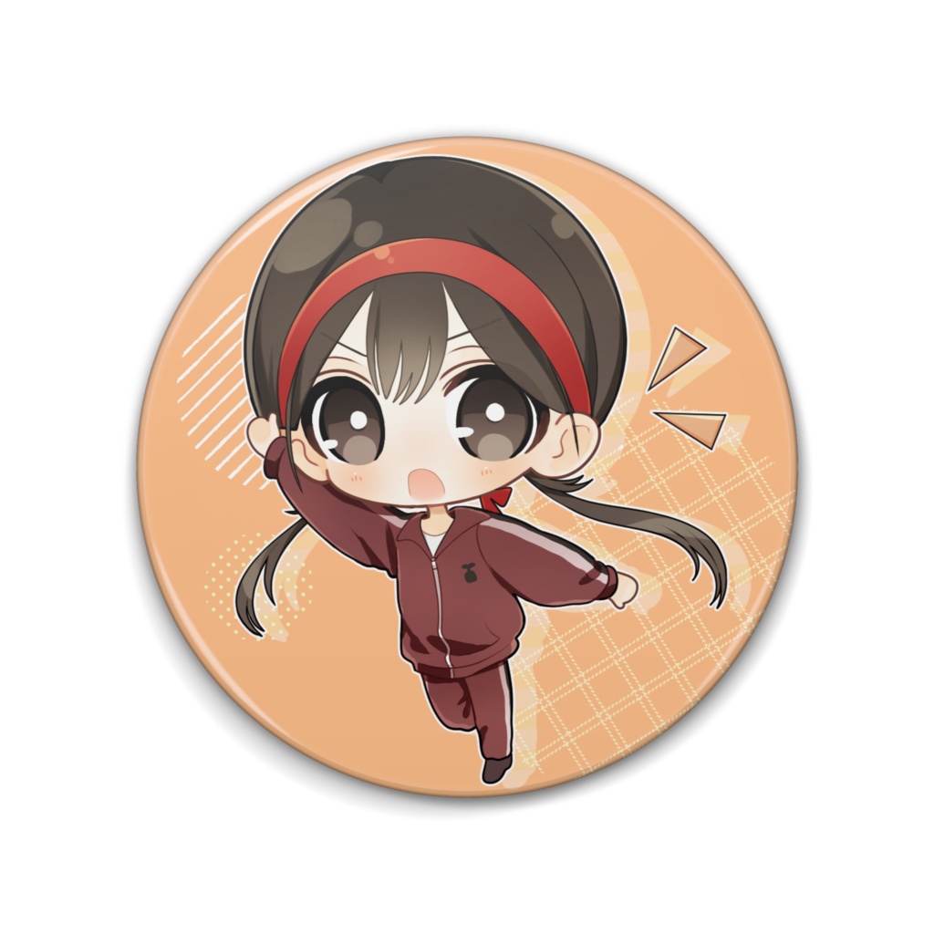 【こころのひなたにふれるじかん】缶バッジ 早川千里