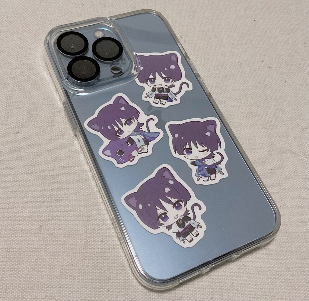 放浪者くん ねこちゃんシールセット