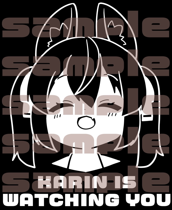 【リアルグッズ】カリンちゃんTシャツ