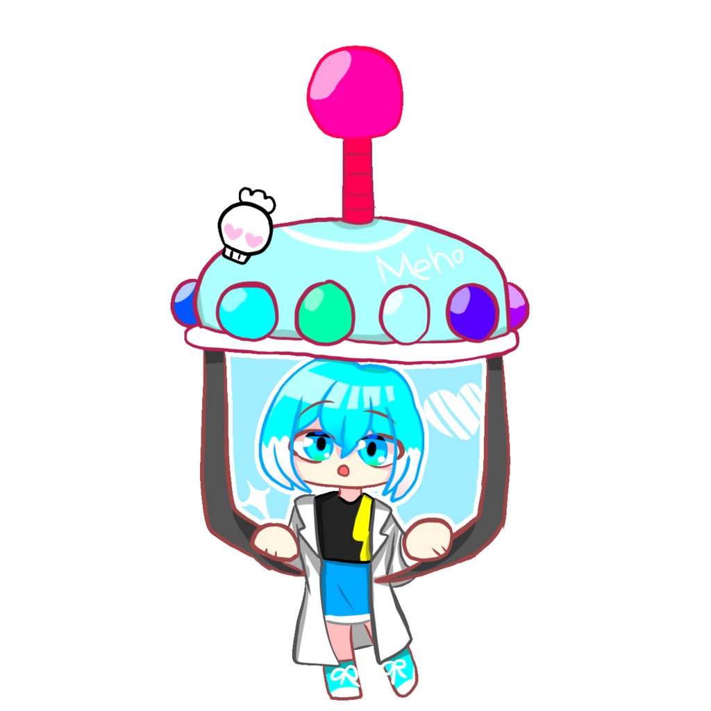 リュウのハピホミクレーンゲーム風アクキー(オリキャラ)