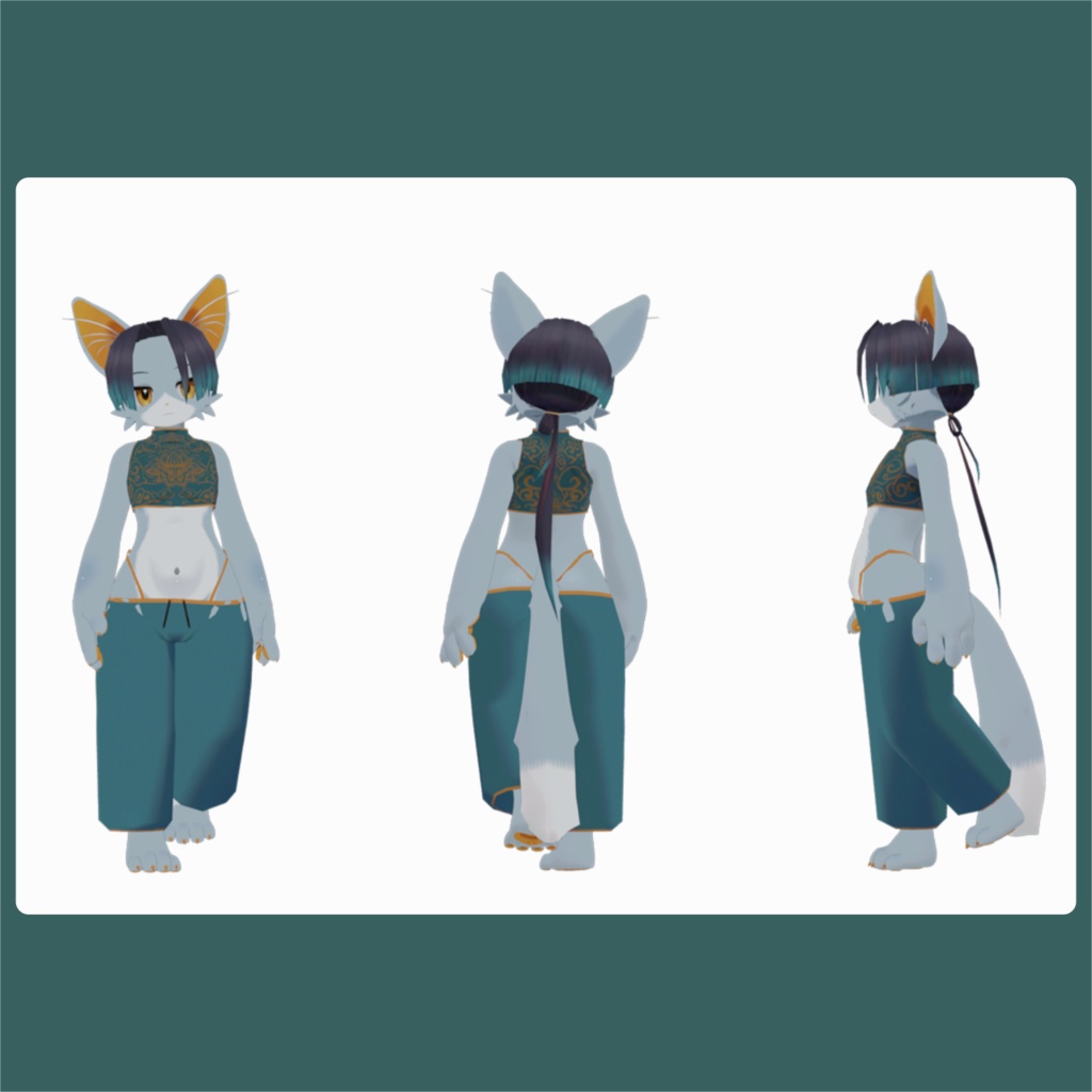 【なぎねこクン対応】24式中華ヘア・セットアップ