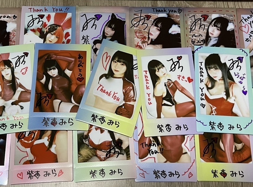 ランダムチェキ【紫杏みらver.】