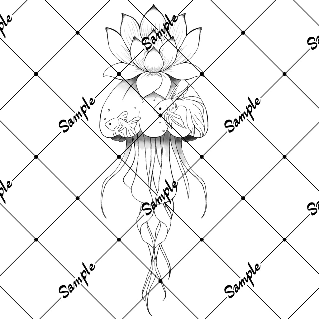 【期間限定SALE】[揺らめく、]タトゥー