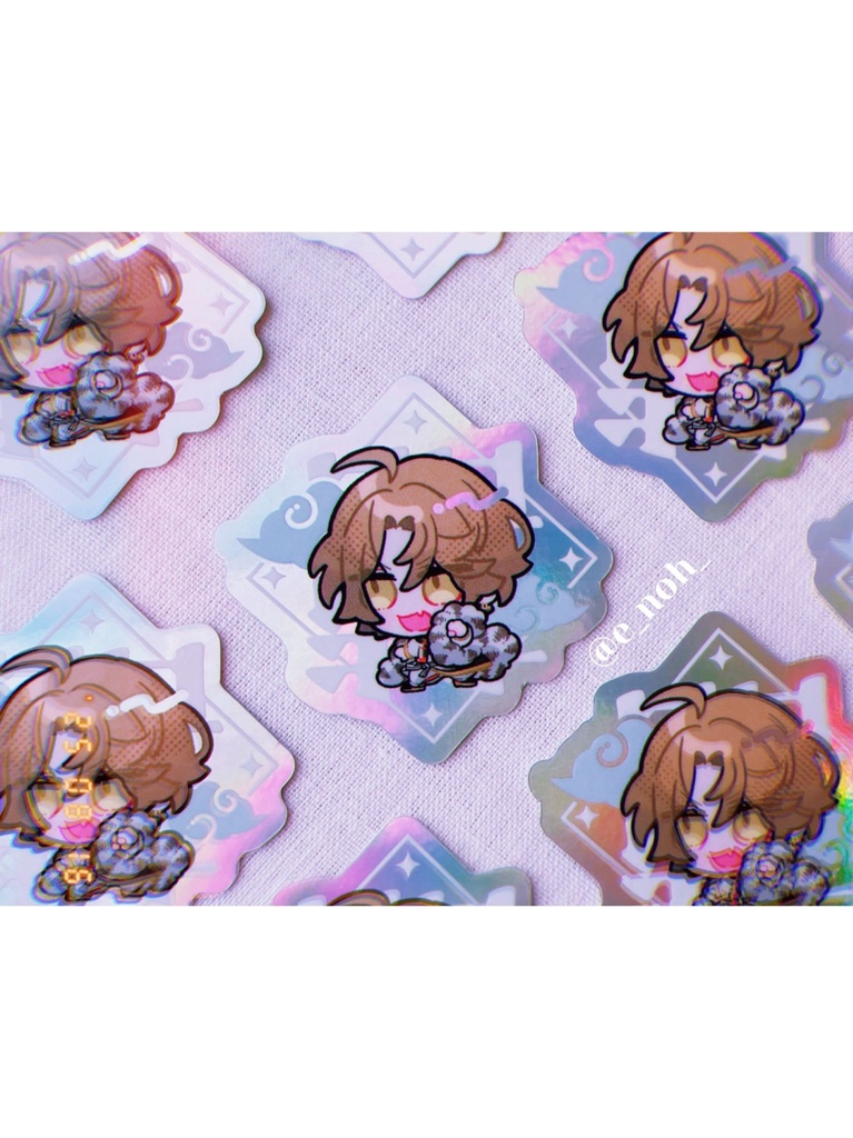 【非公式】白虎社長のフリンジアクキー(ステッカー付)