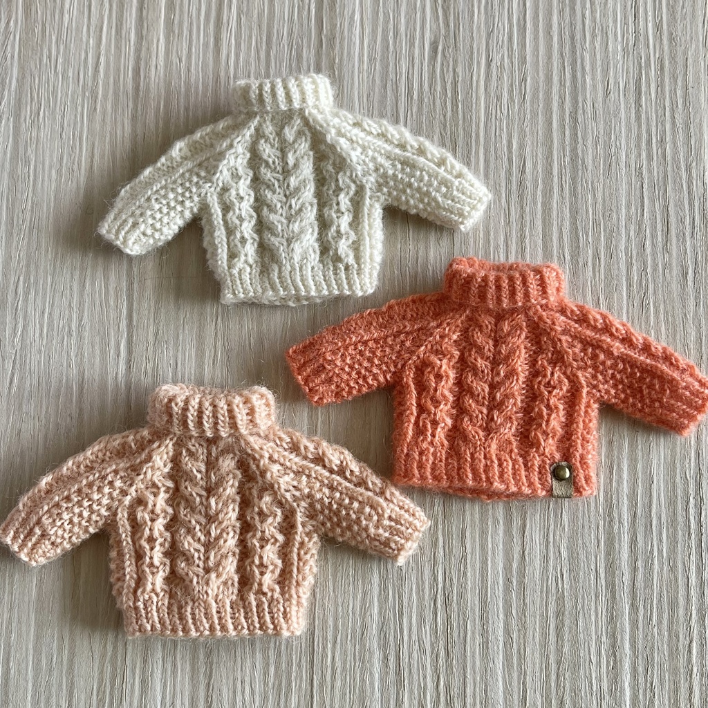 アラン模様セーター02の編み方