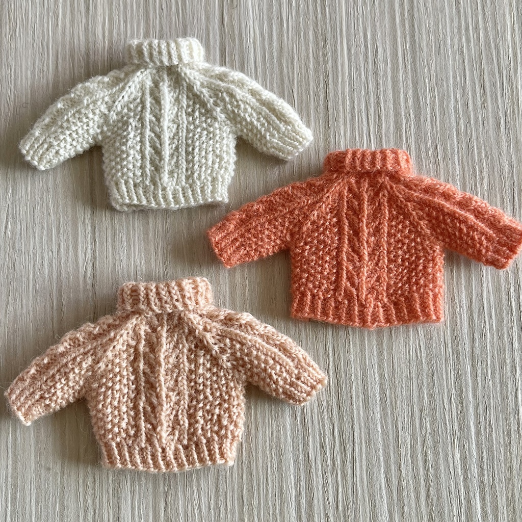 アラン模様セーター02の編み方