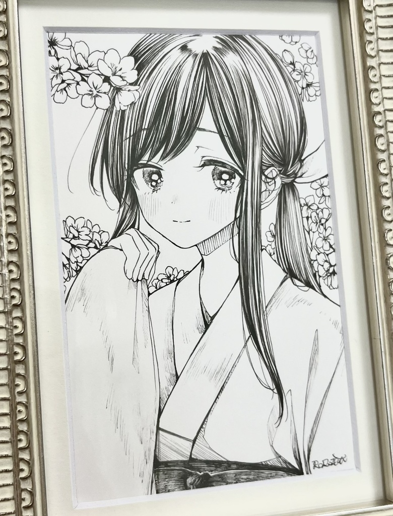 原画「祈りの巫女」