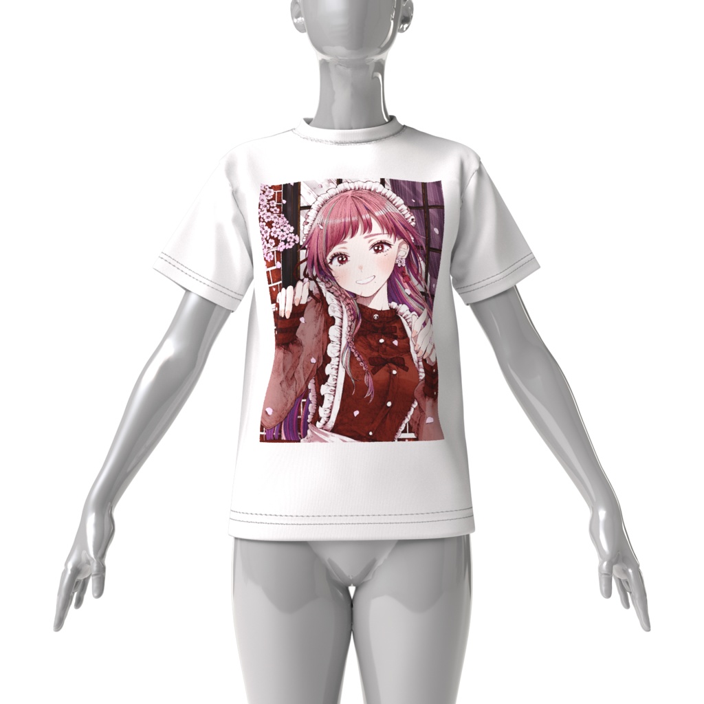 メイドちゃんどでかファンTシャツ