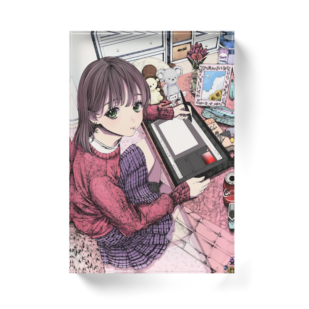 『心の真ん中を君に告げる』アクリルブロック