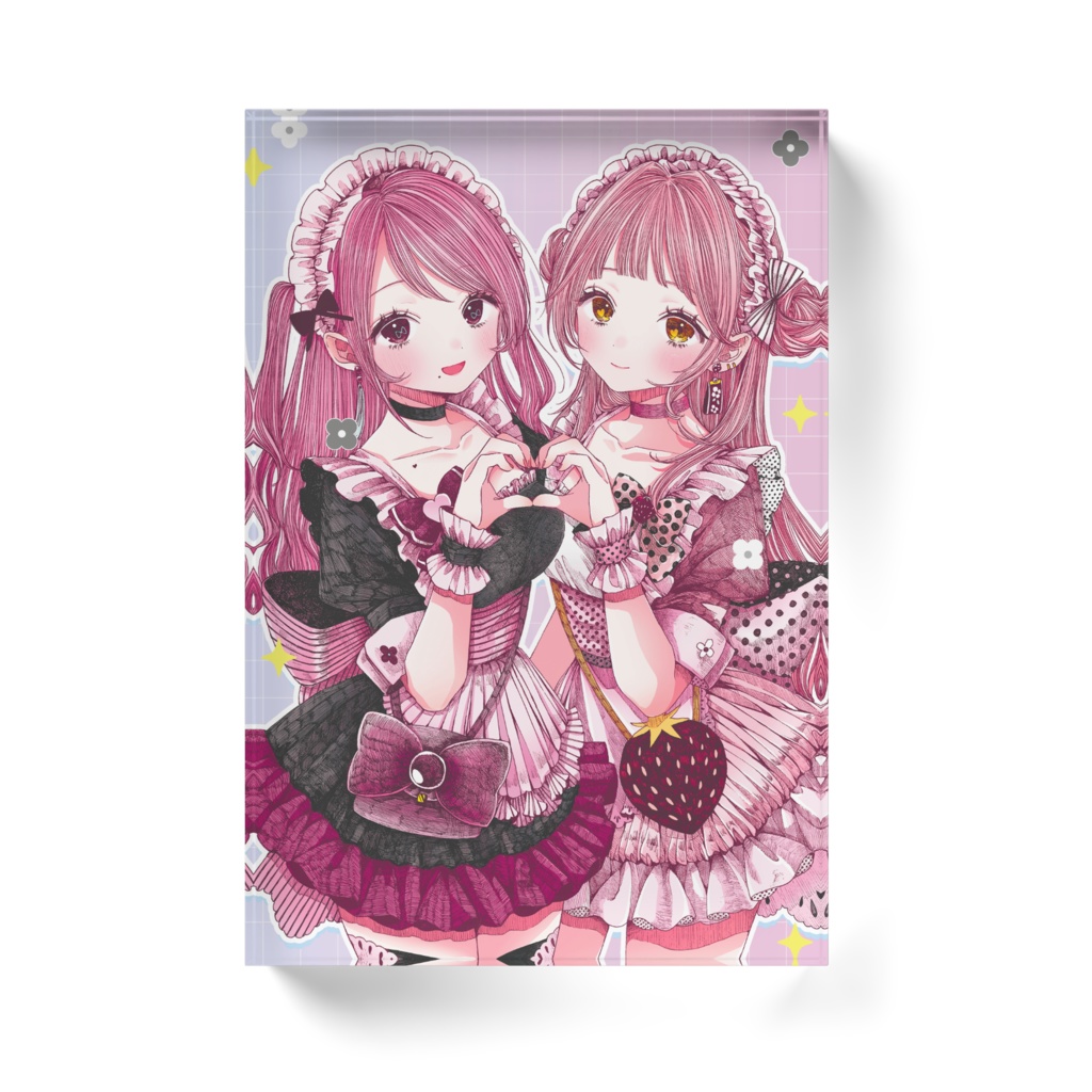 【メイドさん】アクリルブロック【BOOTH限定】