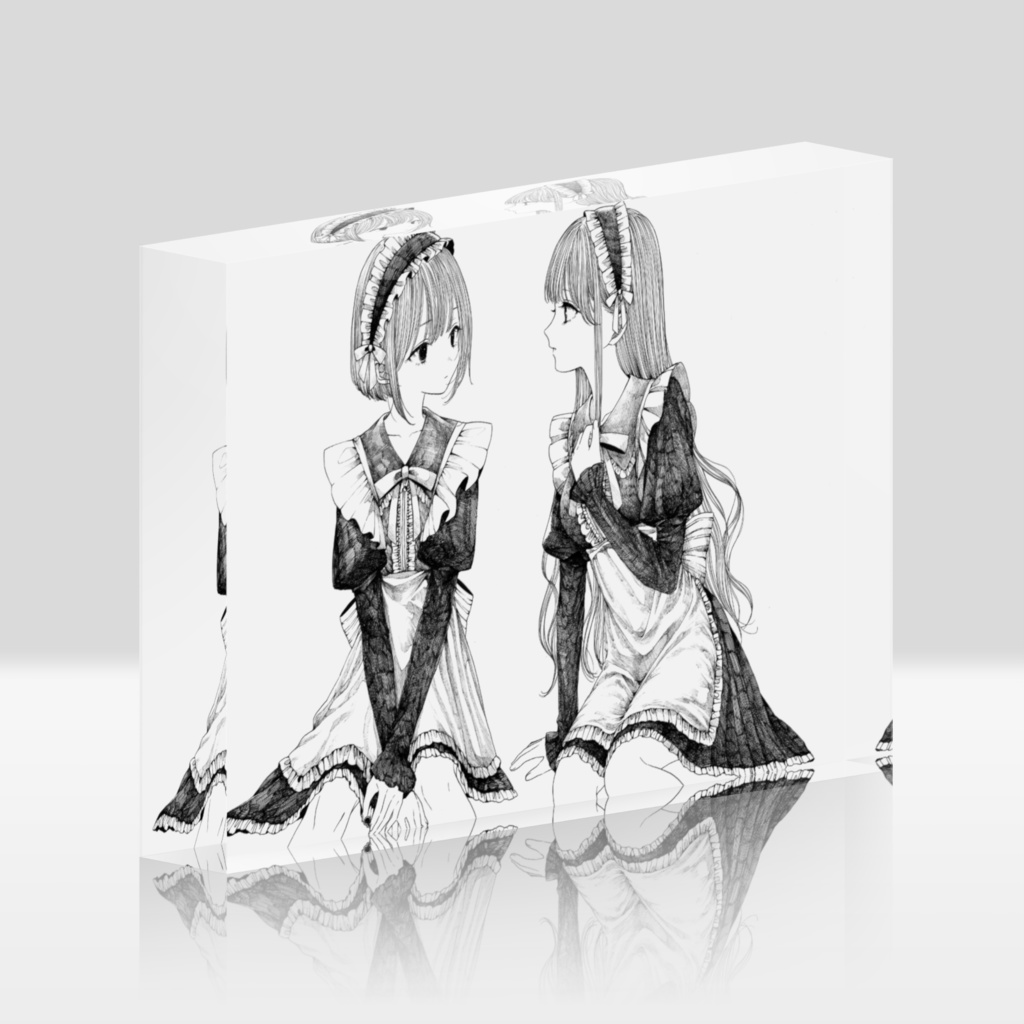 【胸の露は君のせい】アクリルブロック【BOOTH限定】