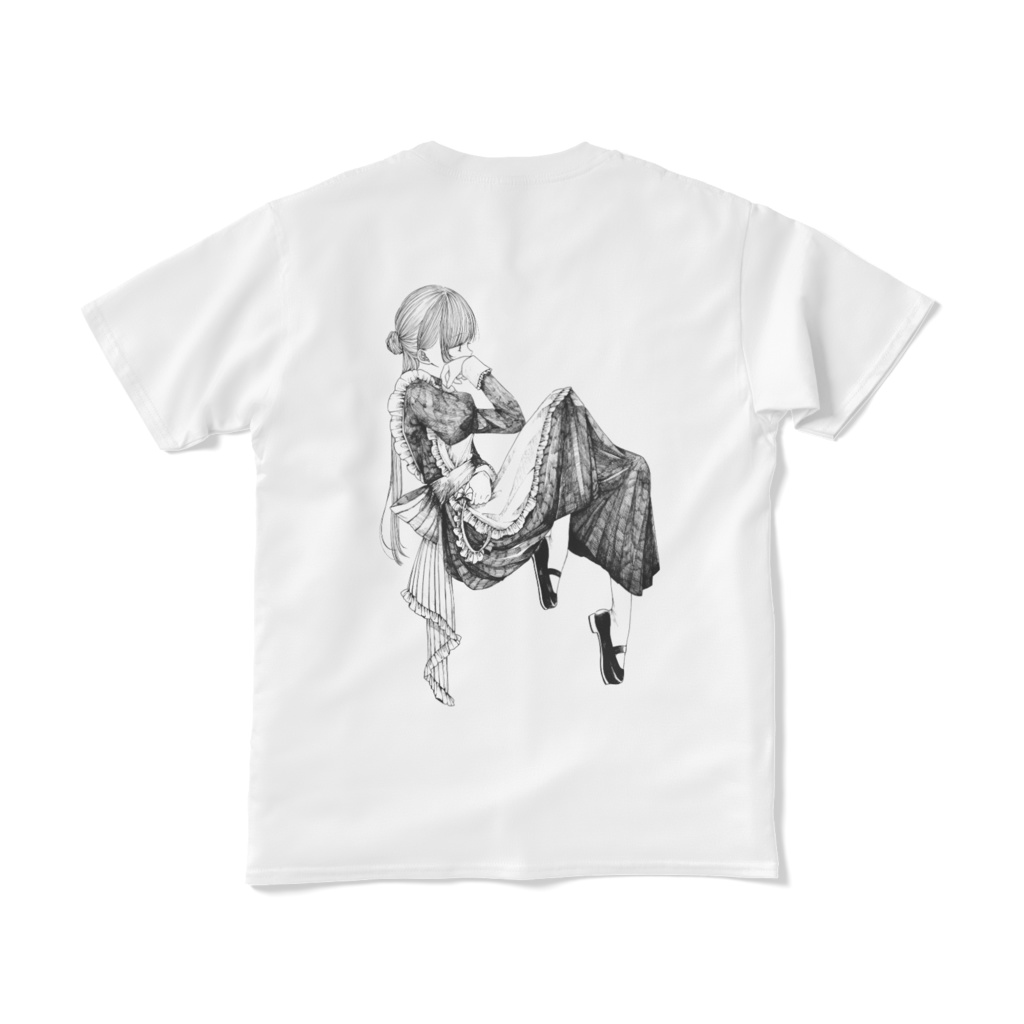 【Maid×Collection×release】両面プリントTシャツ(2色・S~XL)【BOOTH限定】