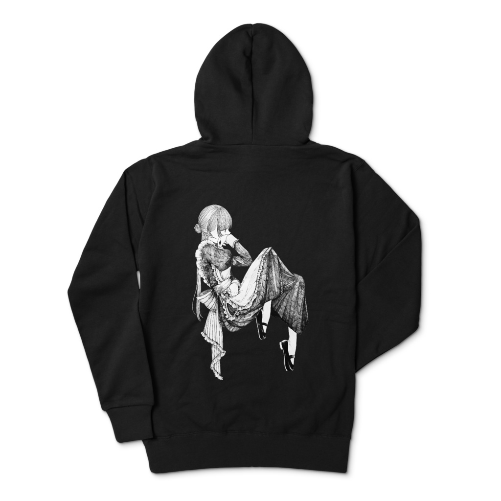 【Maid×Collection×release】両面プリントパーカー(3色・S~XL)【BOOTH限定】