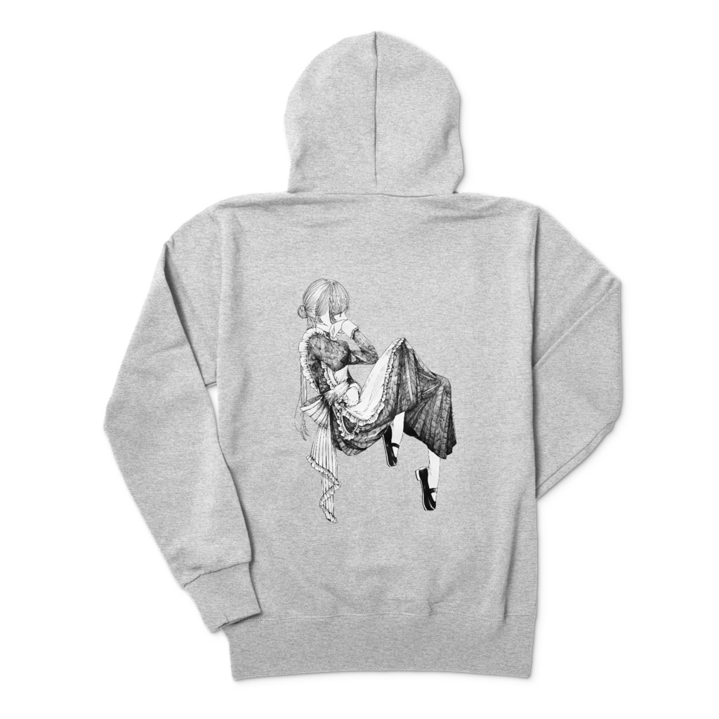 【Maid×Collection×release】両面プリントパーカー(3色・S~XL)【BOOTH限定】