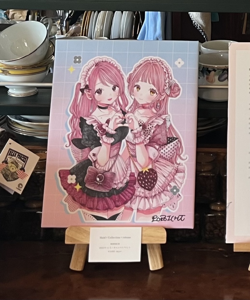 サイン入りキャンバスプリント