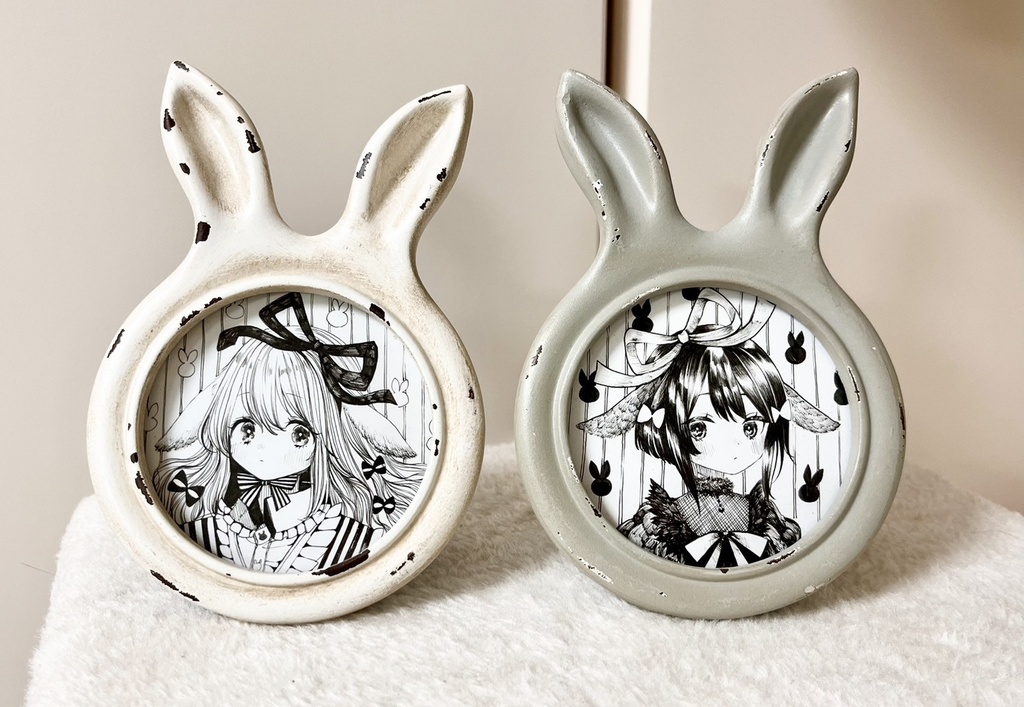 原画作品「Rabbit sisters - ミルクちゃん」