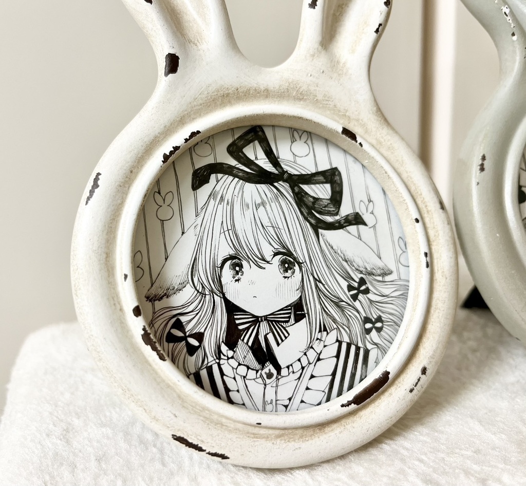 原画作品「Rabbit sisters - ミルクちゃん」
