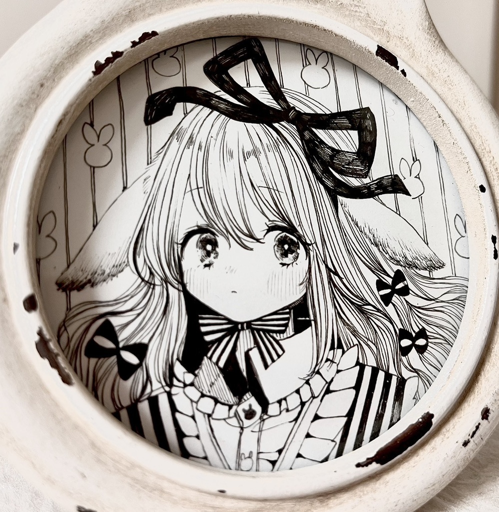 原画作品「Rabbit sisters - ミルクちゃん」