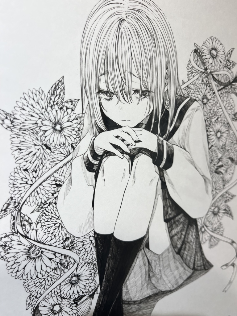 原画作品「まだ空白のとなり」