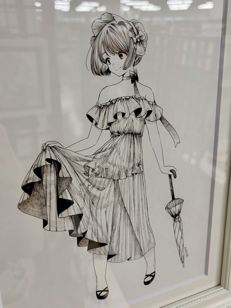 原画作品「淑女の蕾」