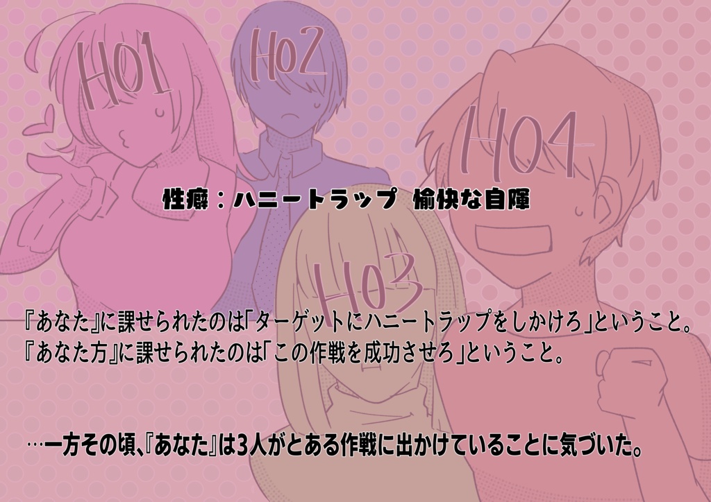 CoC6版シナリオ「ハニトラベリサド」